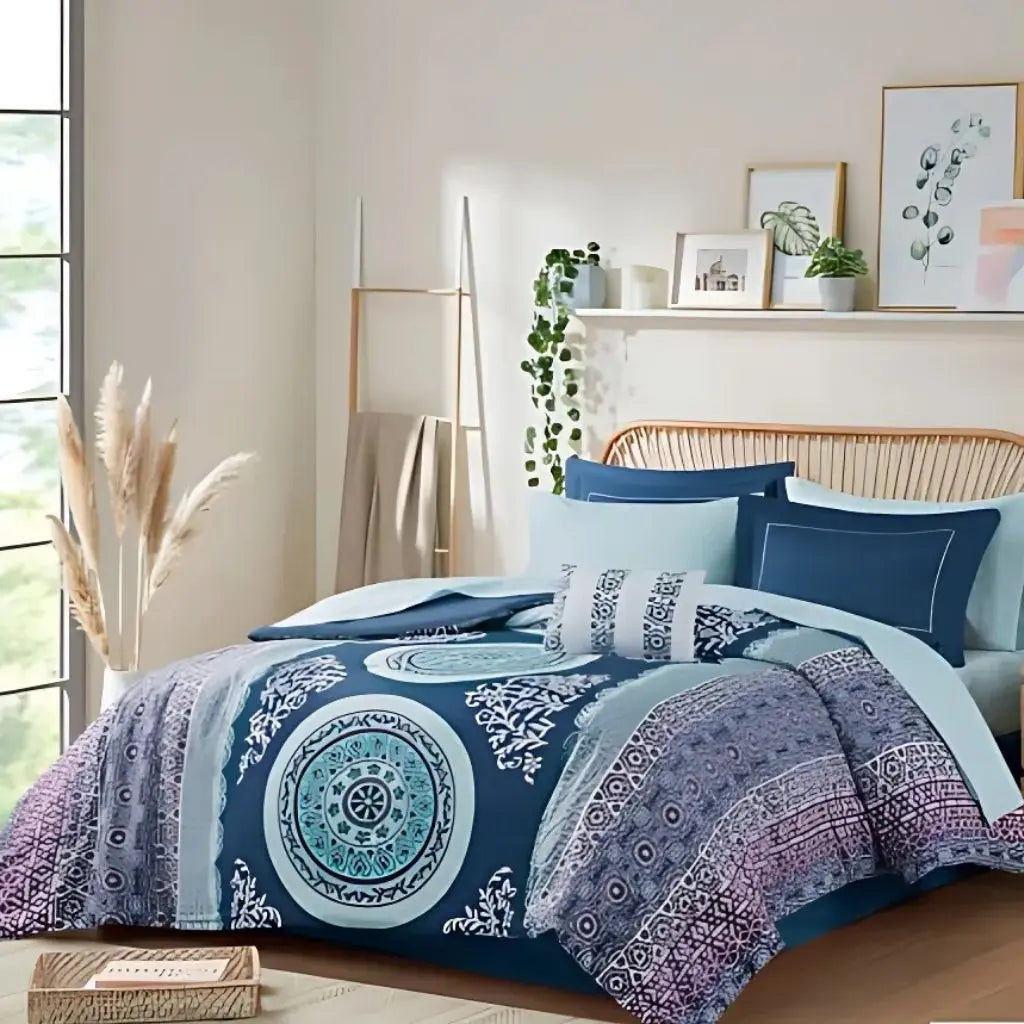 Isla Boho Comforter Set with Sheets – Queen