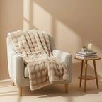 Dehaired Angora Velvet Blanket