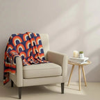 Opheel Rainbow Cotton Knit Blanket
