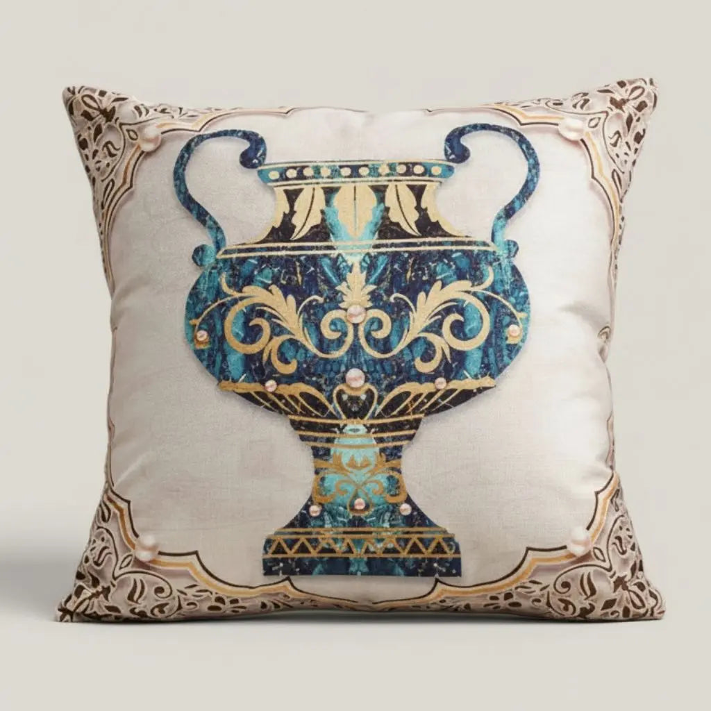 Avery Elephant Linen Pillow Covers
