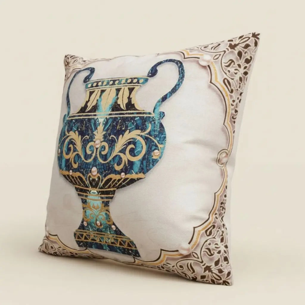 Avery Elephant Linen Pillow Covers