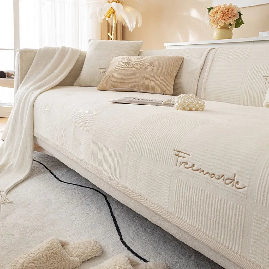 Ashton Flannel Anti-Slip Sofa Covers