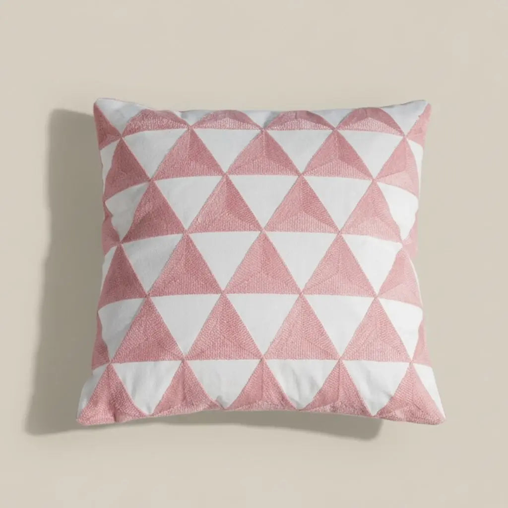 Lena Spiral Embroidered Cotton Pillow Covers