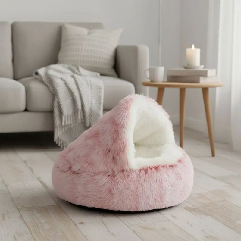 CozyCave™-  Soft Plush Pet Bed