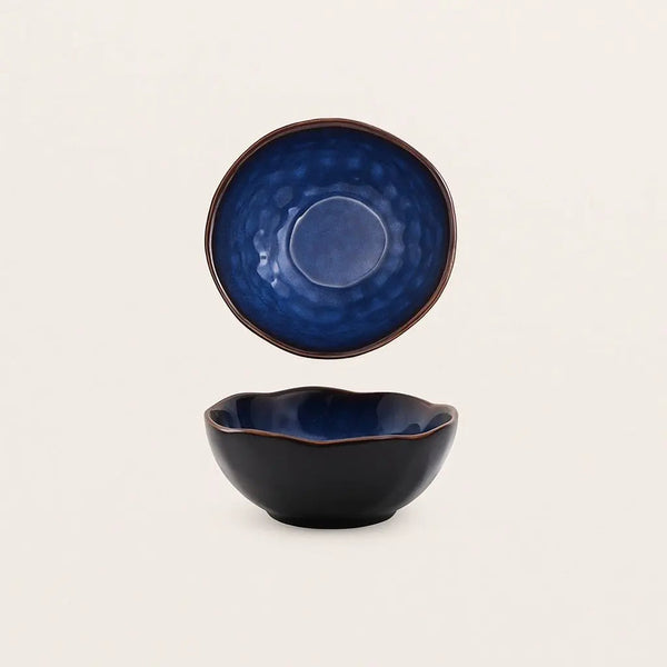 Irregular Creative Special-Shaped Ceramic Deep Bowl