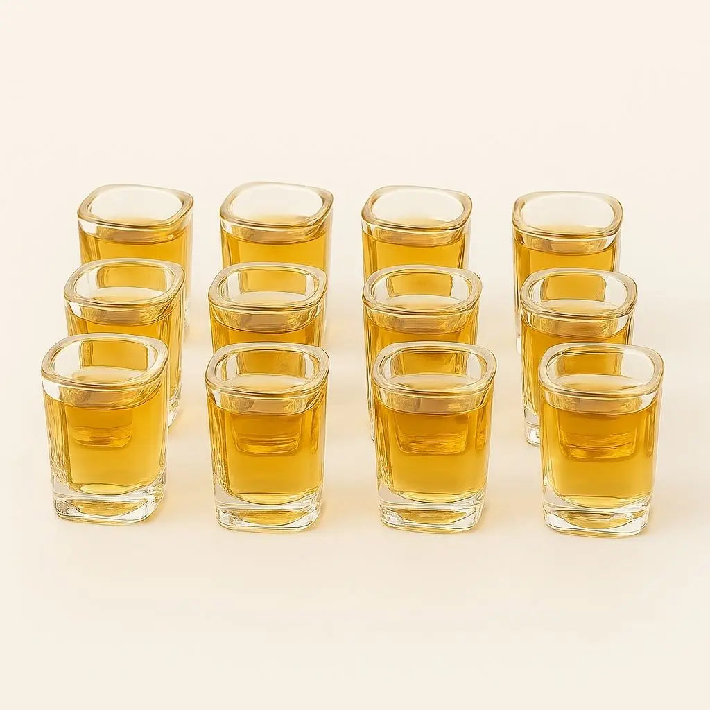 Zyra Crystal Baijiu Glass & Wooden Rack Set