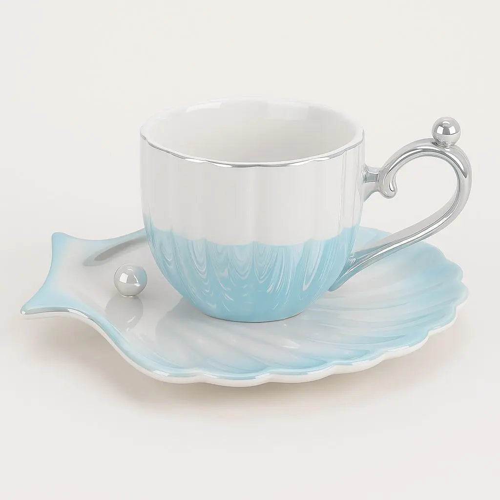 Marina Pearl Cup and Saucer Set