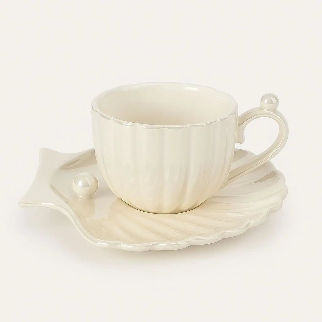 Marina Pearl Cup and Saucer Set