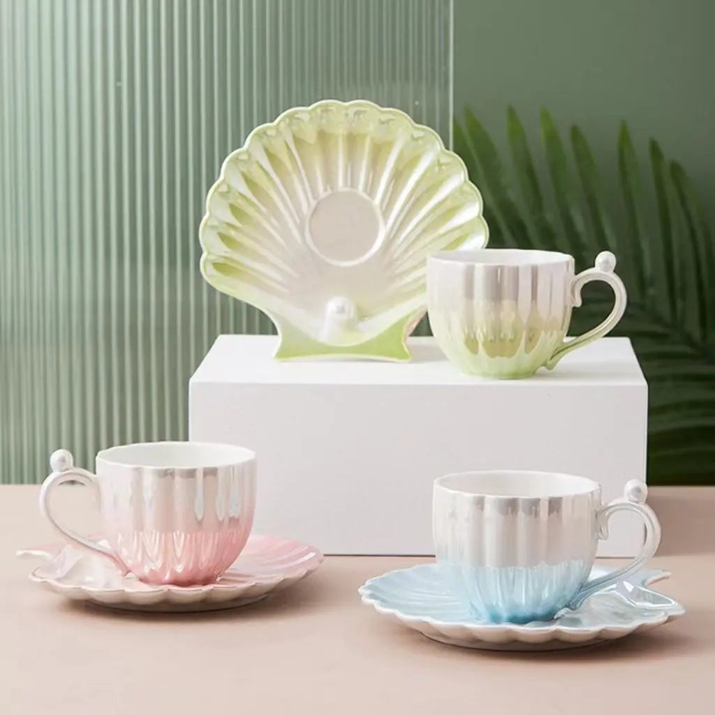 Marina Pearl Cup and Saucer Set