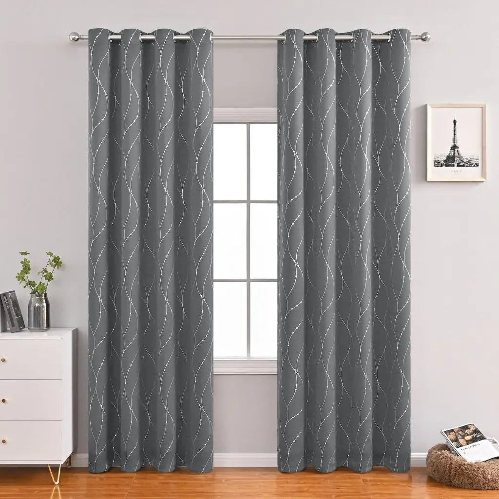Nordic Wave Blackout Curtains