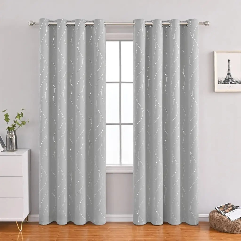 Nordic Wave Blackout Curtains