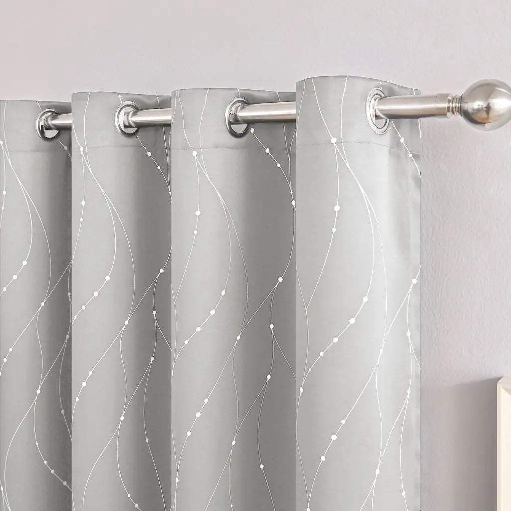 Nordic Wave Blackout Curtains