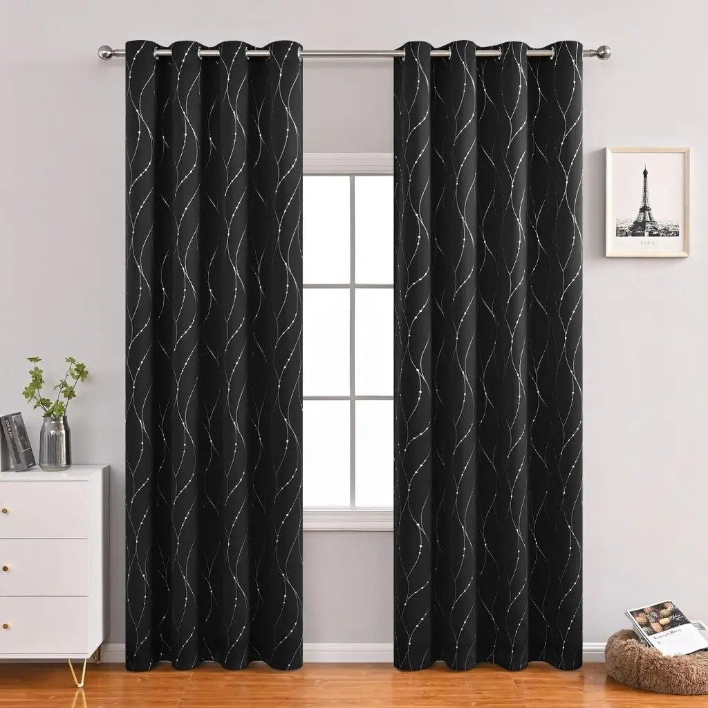 Nordic Wave Blackout Curtains