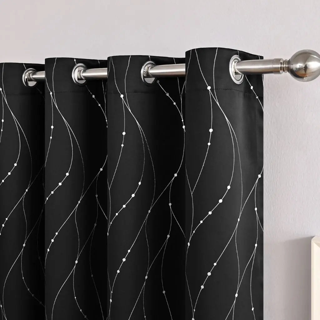 Nordic Wave Blackout Curtains