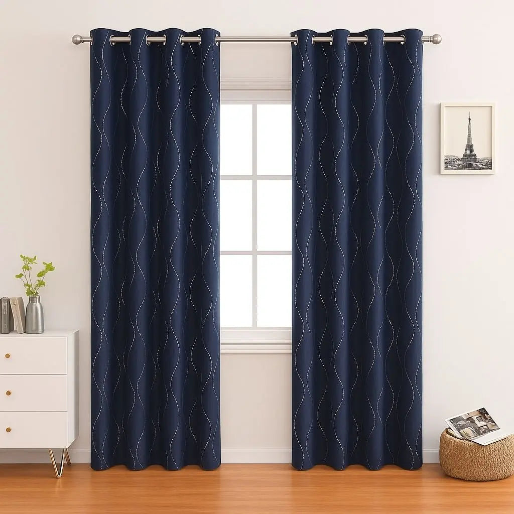 Nordic Wave Blackout Curtains