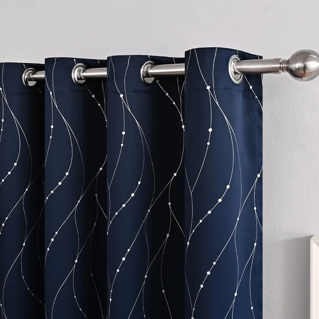 Nordic Wave Blackout Curtains