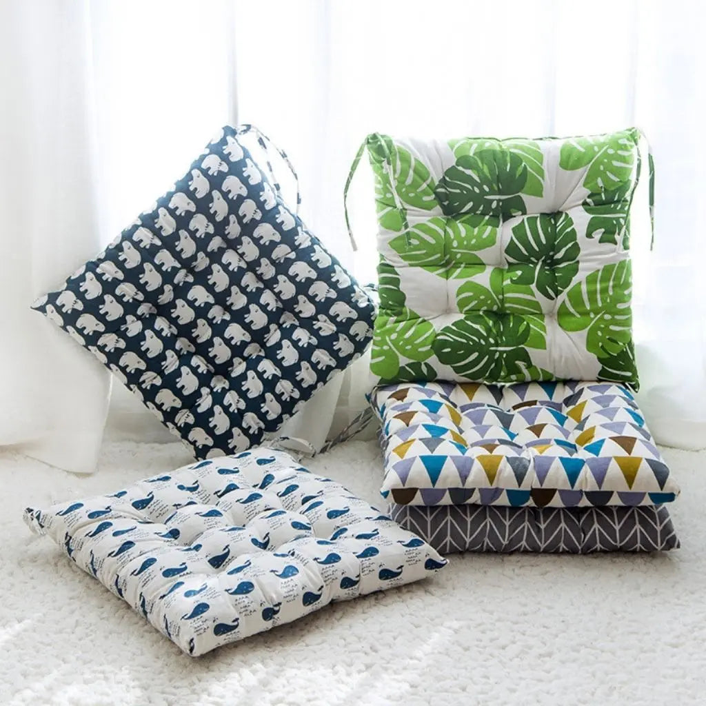 Mason Square Cotton Chair Seat Cushions