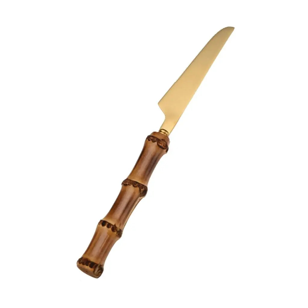 Isabella Bamboo Handle Cutlery Set