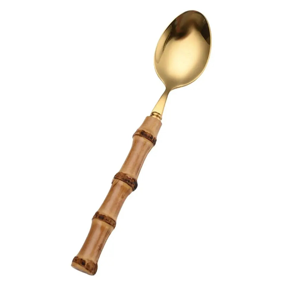 Isabella Bamboo Handle Cutlery Set