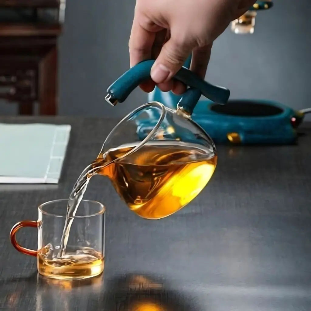 Elaphos Deer Glass Teapot – Heat-Resistant Borosilicate Infuser Set
