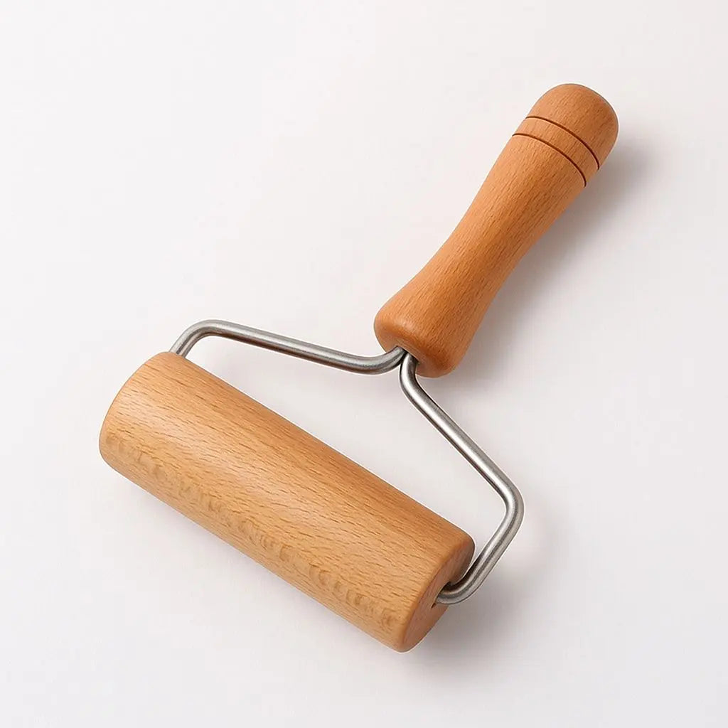 Beechwood Dual-Head Rolling Pin Set – Pancake & Pizza Dough Roller