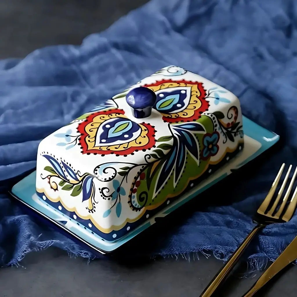 Sophia European Ceramic Butter Dish
