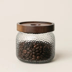 Evelyn Acacia-Lid Glass Storage Jar