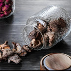 Evelyn Acacia-Lid Glass Storage Jar