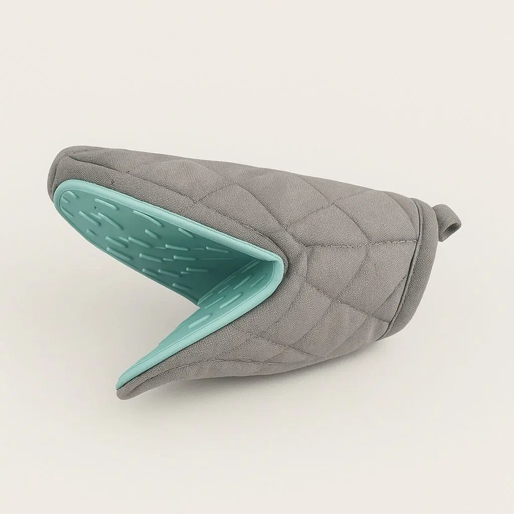 Aurelia Heat-Resistant Silicone Cotton Oven Mitt