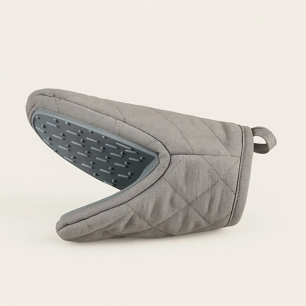 Aurelia Heat-Resistant Silicone Cotton Oven Mitt