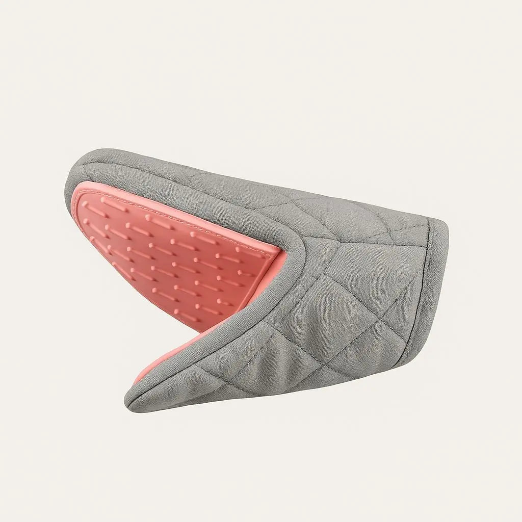 Aurelia Heat-Resistant Silicone Cotton Oven Mitt