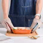 Aurelia Heat-Resistant Silicone Cotton Oven Mitt