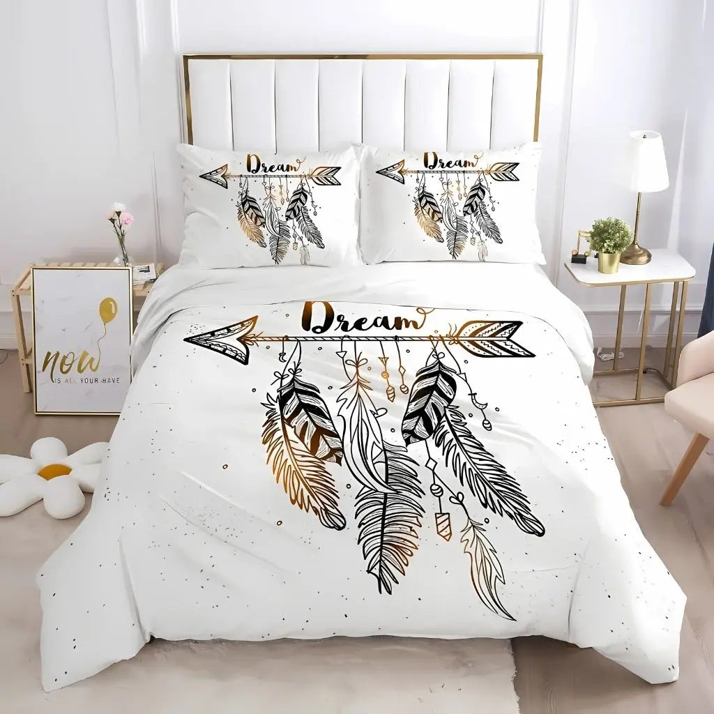 Madeline Berber Fleece Geometric Bedding Set