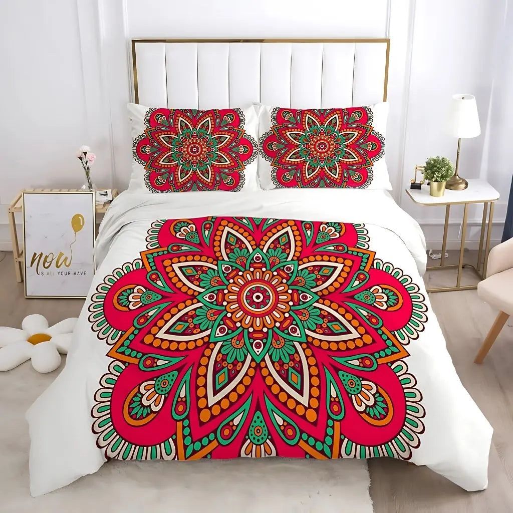Madeline Berber Fleece Geometric Bedding Set