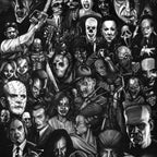 Damien Horror Cotton Fleece Blanket