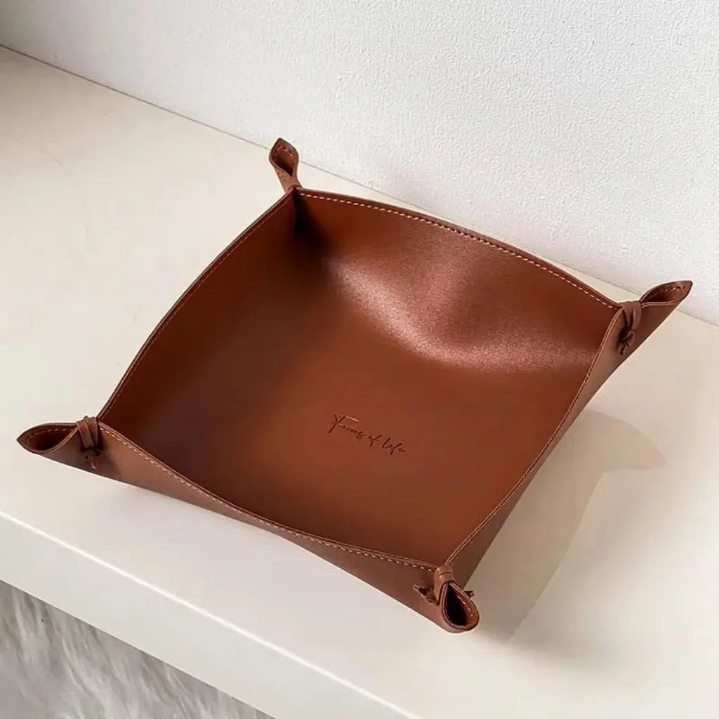 FormoTray Leather Storage Tray