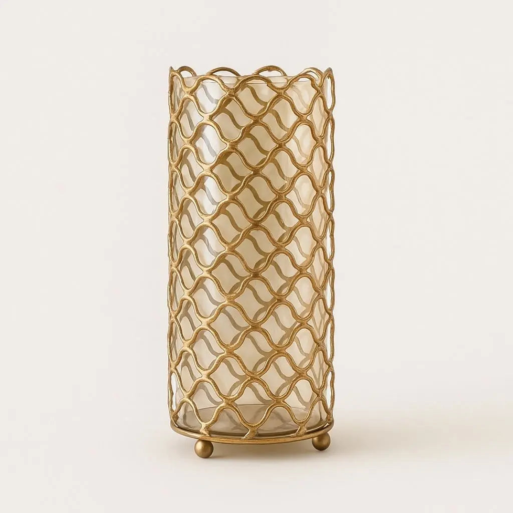 Clara Geometric Glass Vase