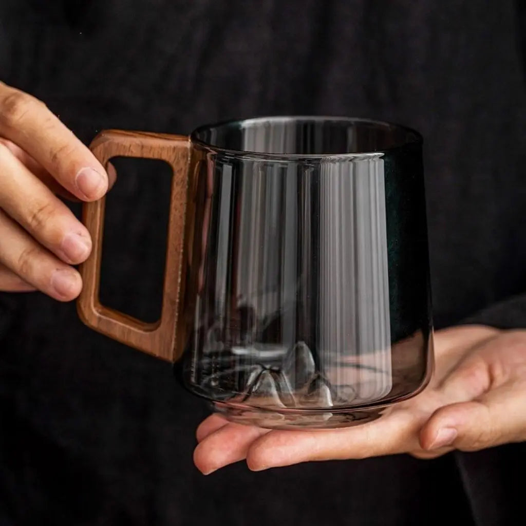 Noah Heat-Resistant Borosilicate Glass Mug