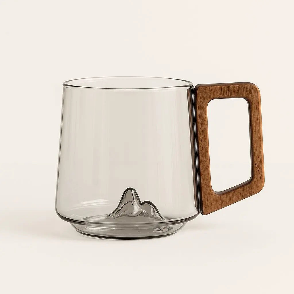 Noah Heat-Resistant Borosilicate Glass Mug