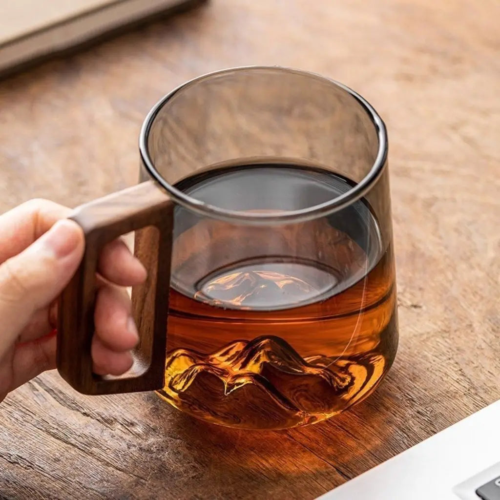Noah Heat-Resistant Borosilicate Glass Mug