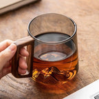 Noah Heat-Resistant Borosilicate Glass Mug