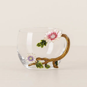 Sophia Enamel Glass Tea Cup