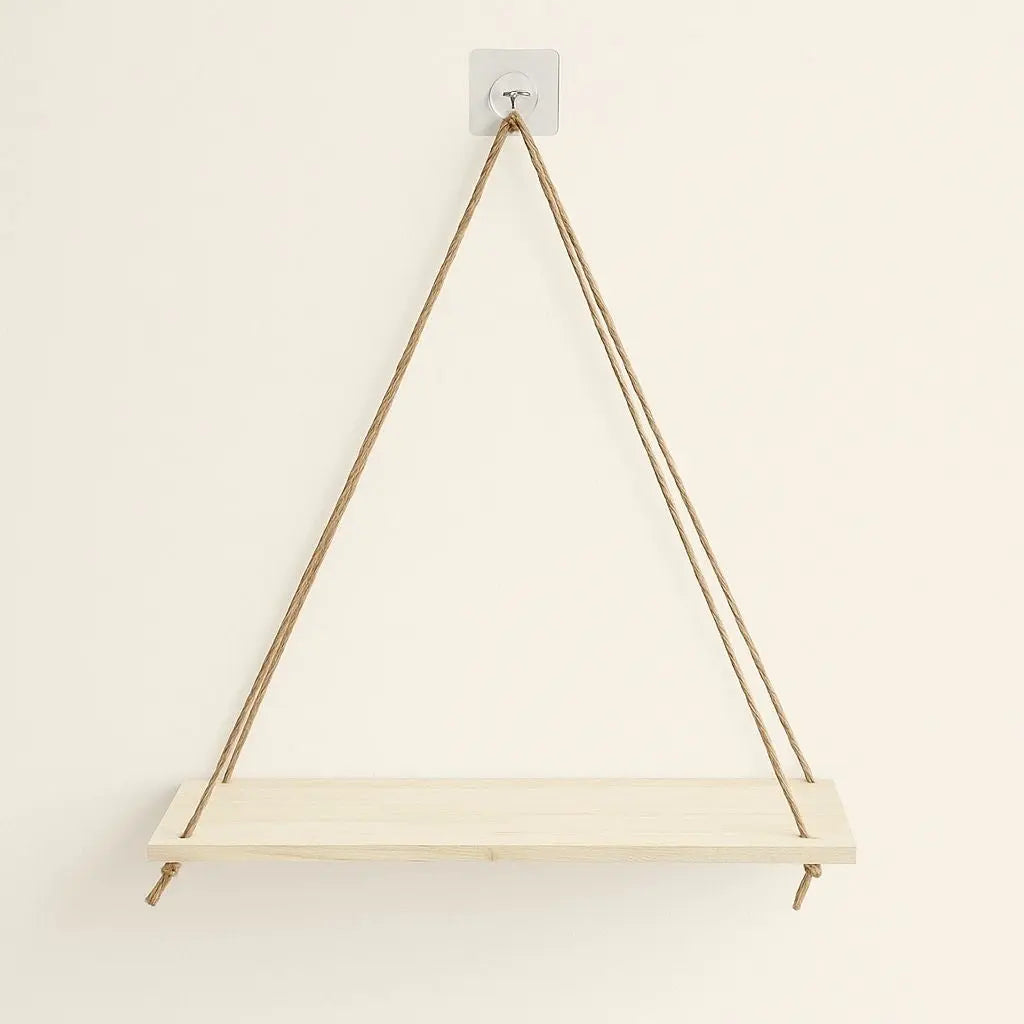 Chloe Hanging Wooden Shelf