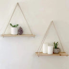 Chloe Hanging Wooden Shelf