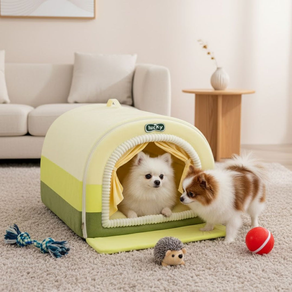 Hippie Painted Pet House