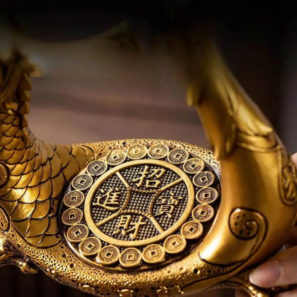 Imperial Dragon & Phoenix Glass Tea Maker