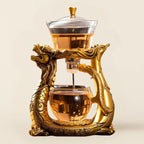 Imperial Dragon & Phoenix Glass Tea Maker
