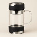 Dylan Glass Tea Mug – Insulated Cup with Handle & Infuser