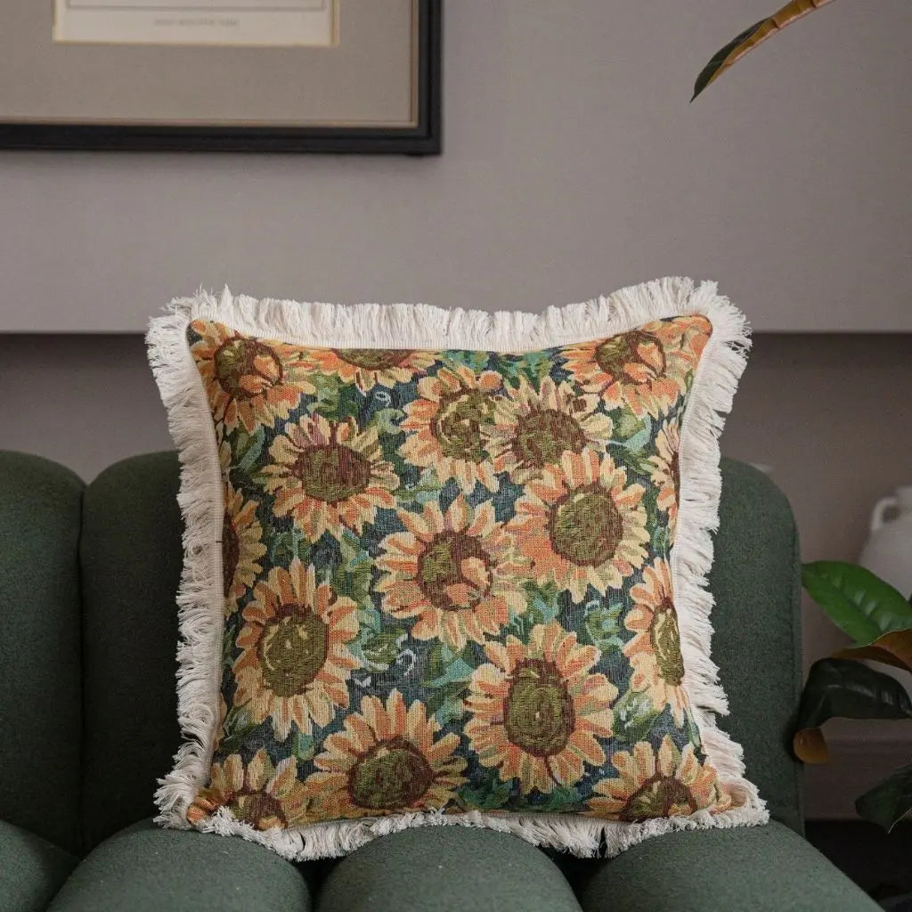 Noah American Jacquard Tassel Pillowcase