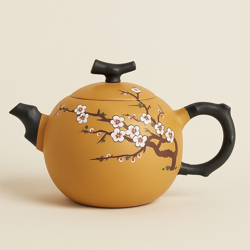 Yixing Handcrafted Purple Sand Clay Teapot